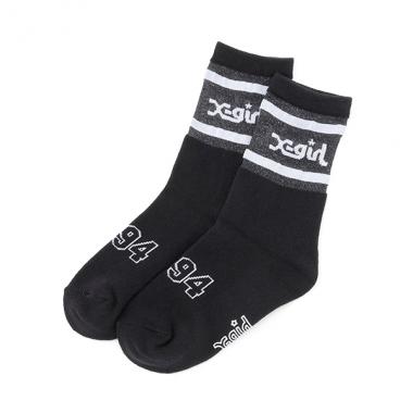 ロゴラインシアークルーソックス