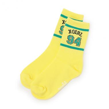 ナンバリングロゴラインクルーソックス