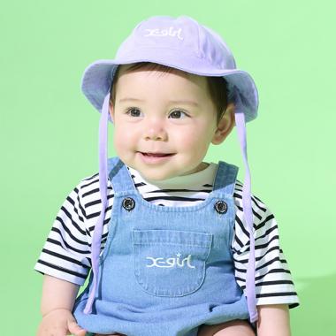 ロゴ&キラッキー刺しゅうベビーハット