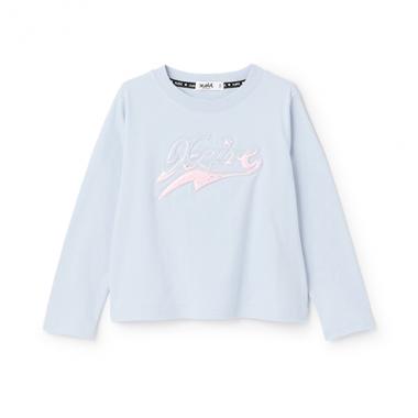 【TBSドラマ フェイクマミー 着用アイテム】PVCロゴ長袖Tシャツ