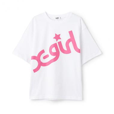 【TBSドラマ フェイクマミー 着用アイテム】ビッグロゴ半袖Tシャツ