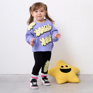 【TBSドラマ フェイクマミー 着用アイテム】グラフィティロゴトレーナー&レギンスセット