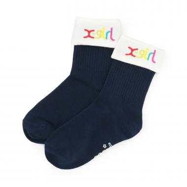 【2WAY】折り返しクルーソックス