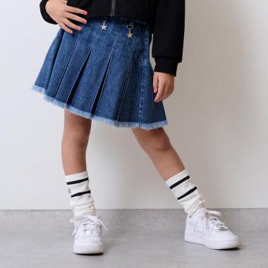 ピグメントプリーツスカート