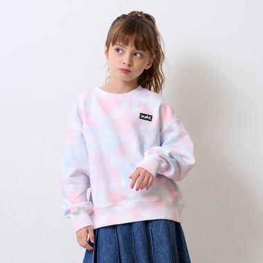 総柄プリント トレーナー