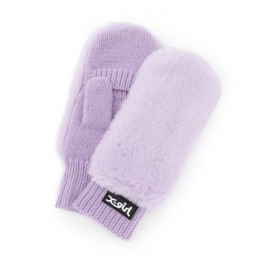 ファー& ニットミトン