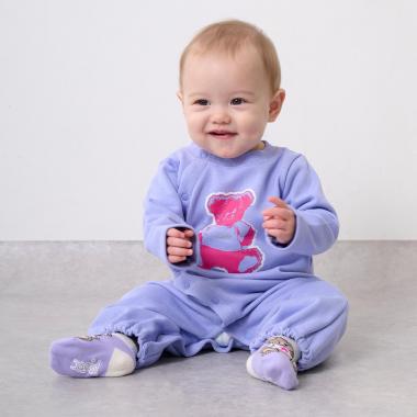 ベアプリントスウェット2WAYオール