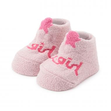 立体星モチーフモールベビーソックス