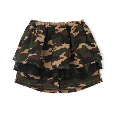 フリルメッシュレイヤード ショートパンツ