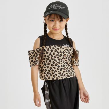 アソート総柄肩あき半袖Tシャツ