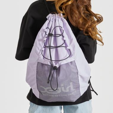 ロゴ メッシュナップサック