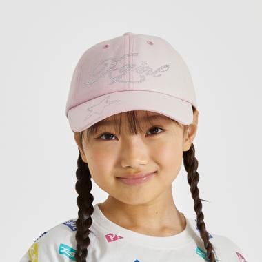 ラインストーンロゴ キャップ