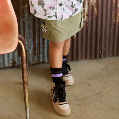 ロゴ刺しゅう カーゴスカート