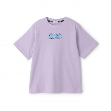 ガールイラストバックプリント ビッグTワンピ