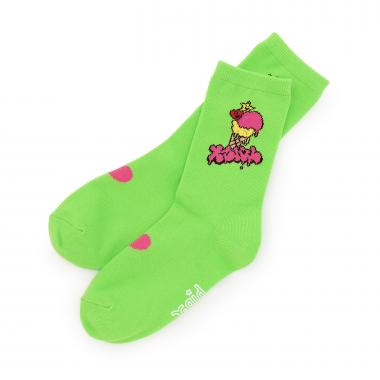 キラッキーアイスクリーム クルーソックス