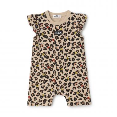 キラッキーレオパード総柄 ショートオール