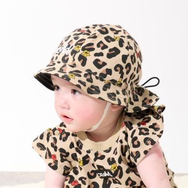 レオパード総柄ベビーハット
