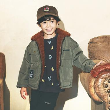 リバーシブルボアジャケット