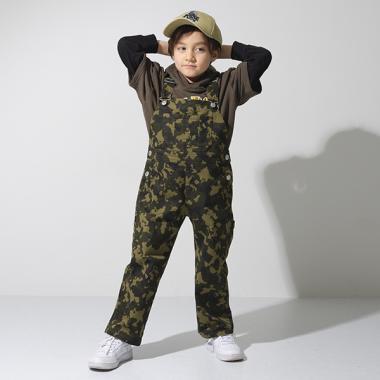 【WEB限定】迷彩柄オーバーオール