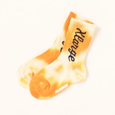 タイダイロゴクルーソックス【日本製】