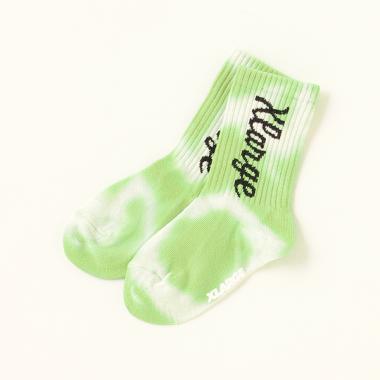 タイダイロゴクルーソックス【日本製】