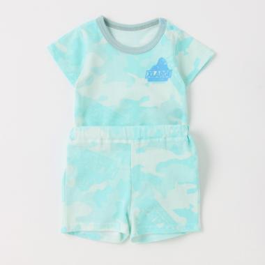 【WEB限定】迷彩柄カバーオール＋ショートパンツSET