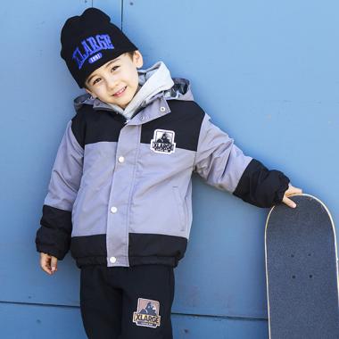 2トーン中綿ジャケット