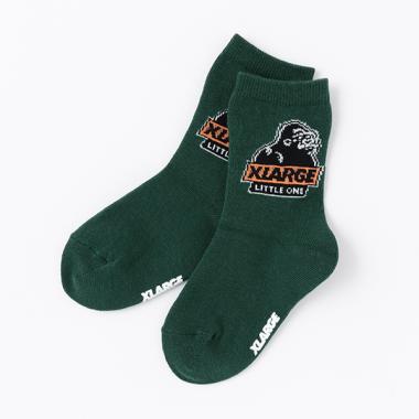 スランテッドゴリラクルーソックス【日本製】