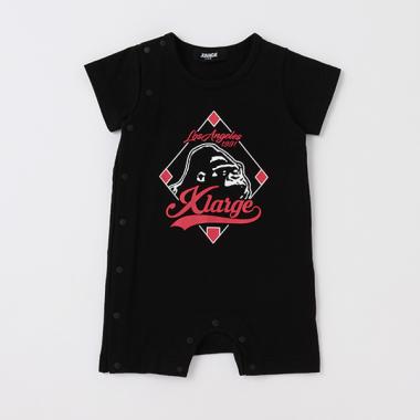 ベースボールゴリラ半袖カバーオール