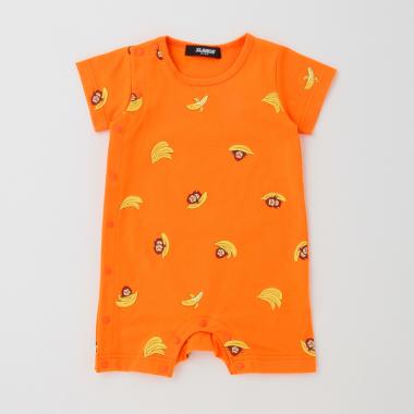 ファニーゴリラ＆バナナ総柄カバーオール