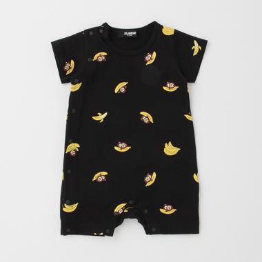ファニーゴリラ＆バナナ総柄カバーオール