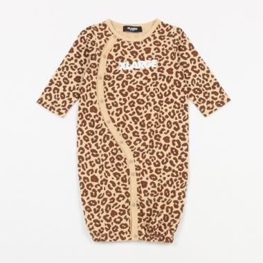 ヒョウガラロゴカバーオール