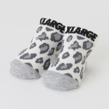 ヒョウ柄ベビーソックス