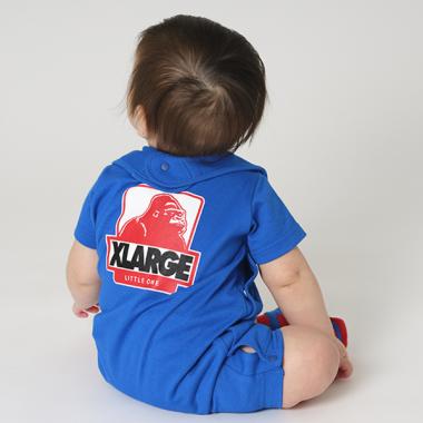 ホックスゴリラ半袖カバーオール