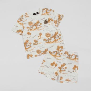 【一部ショップ展開】恐竜アロハ柄SETUP