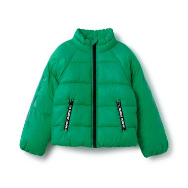 スリーブロゴ薄手中綿ブルゾン