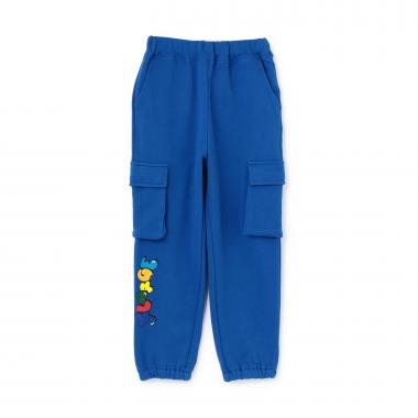 ファニーゴリラ&カラフルロゴカーゴスウェットパンツ