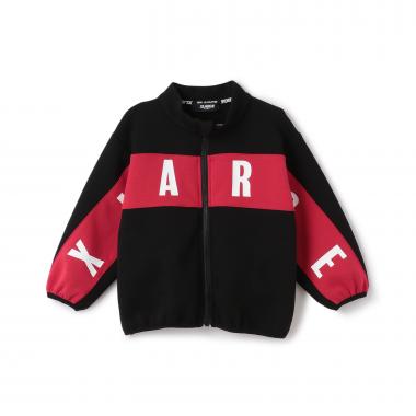 ビッグロゴダンボールニットジップトレーナー