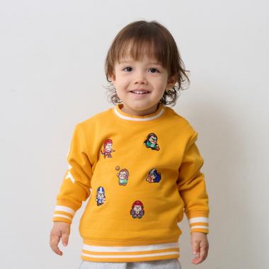 スポーツファニーゴリラ刺しゅうトレーナー