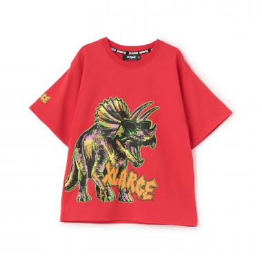 トリケラトプスグラフィック半袖Tシャツ