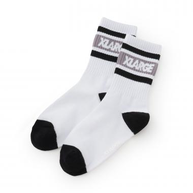 ロゴラインクルーソックス