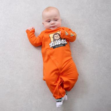 ファニーゴリラ&グラフィティ蓄光プリント長袖2WAYオール