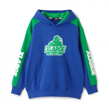 袖ロゴパーカー