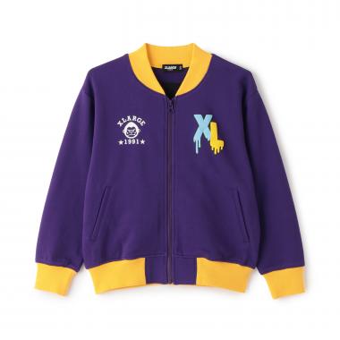 ファニーゴリラ&ドリップロゴスウェットジッププルオーバー