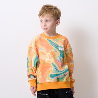 マーブル柄トレーナー