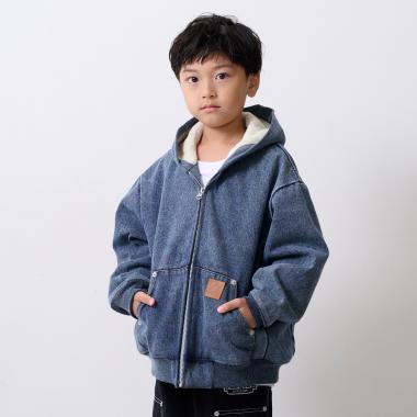 ケミカルデニムブルゾン