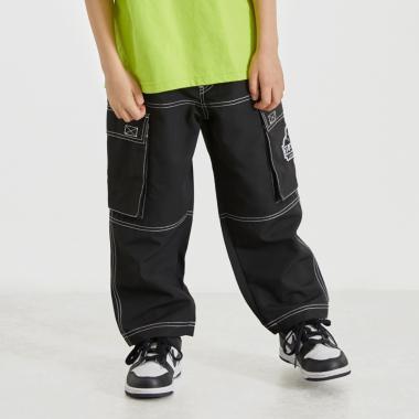 バイカラーステッチ ワークパンツ