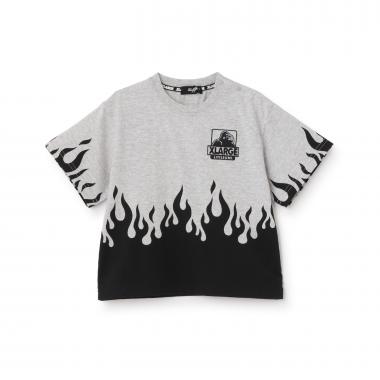 ファイヤーモチーフ 半袖Tシャツ