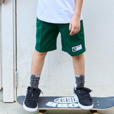 センタープレス ツイルハーフパンツ