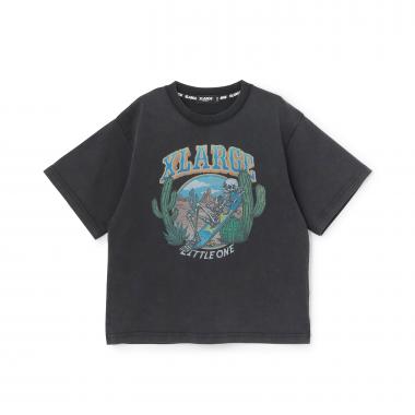 スケルトンスケボー ヴィンテージライク半袖Tシャツ